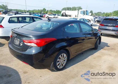 2012 Hyundai Elantra Gls (Ulsan Plant) from USA, damaged, VIN KMHDH4AE0CU290180